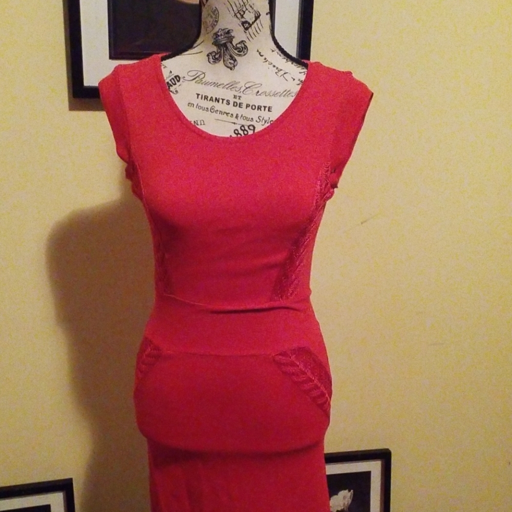2/$25 BAR III Dress Orange